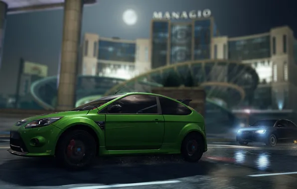 Картинка NFS, 2012, Most Wanted, Need for speed, Ford Focus RS500, Audi A1 ClubSport Quattro