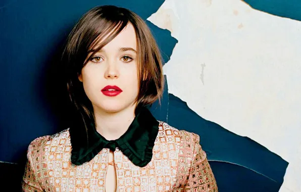 Girl, fashion, eyes, beautiful, face, hair, actress, Ellen Page