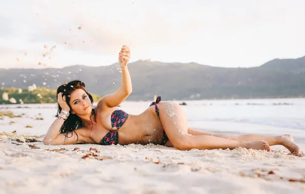 Купальник, девушка, секси, поза, модель, Girl, бикини, sexy