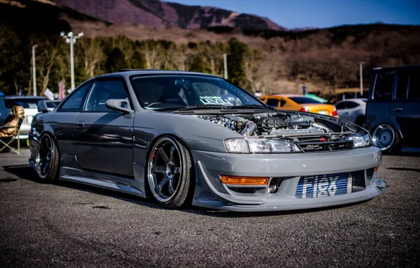 Car, япония, nissan, серая, japan, мотор, ниссан, jdm