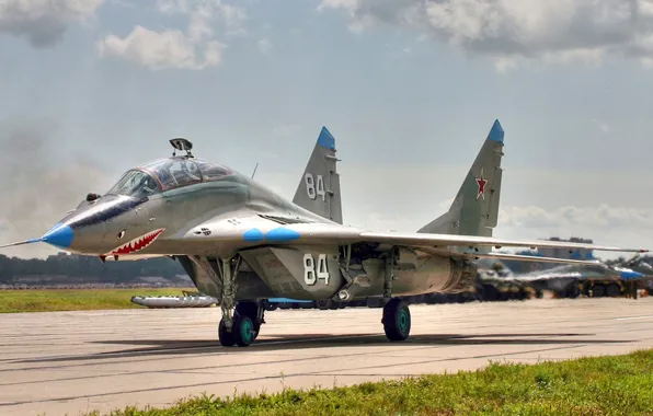 Картинка Fulcrum, ОКБ МиГ, 120 гв.иап, учебно-боевой истребитель, МиГ-29УБ