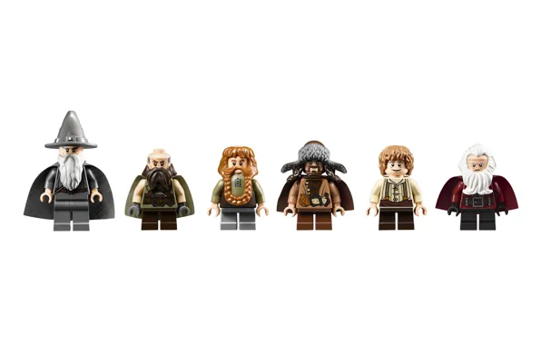 Игрушки, Лего, гномы, Lego, Gandalf, Хоббит, The Hobbit, Нежданное путешествие