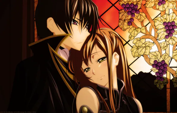Аниме, арт, пара, Code Geass
