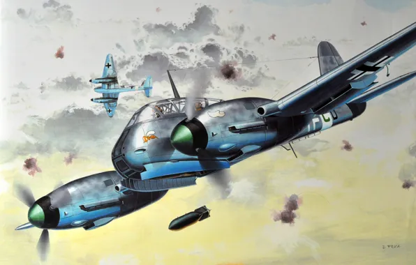 Истребитель-бомбардировщик, Zerstörergeschwader 26 ''Horst Wessel'', Me.210, Me-210A-1, Messerschmitt Me 210