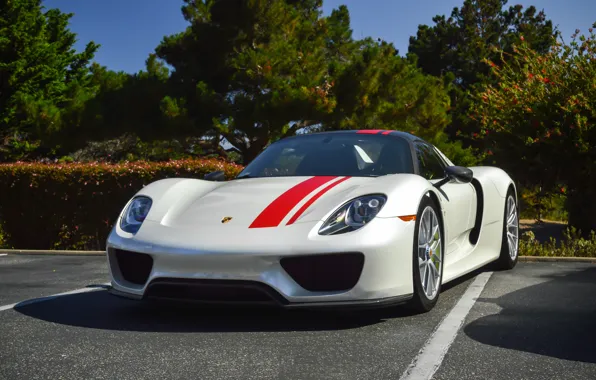 Картинка Porsche, 918, White, Weissach