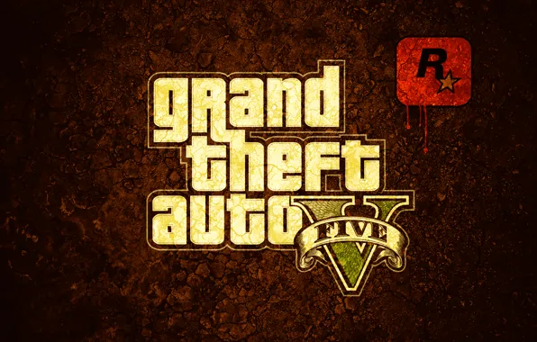 Фон, five, gta, 2013, Grand Theft Auto, Rockstar Games, гта