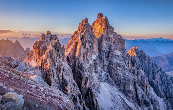 Картинка light, landscape, mountain, italy, landmark, mountain range