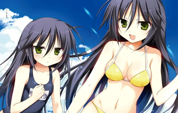 Аниме, Девочки, Арт, Juuoumujin no Fafnir