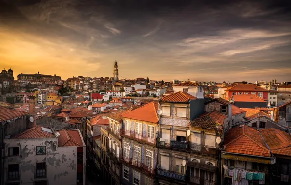 Картинка город, дома, Европа, Португалия