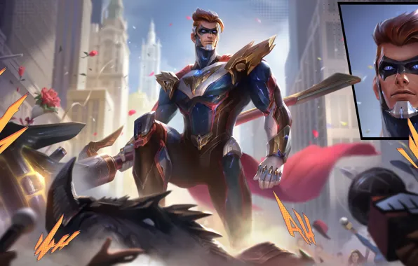Art, Game, League of Legends, Skin, LoL, Superhero, Jayce
