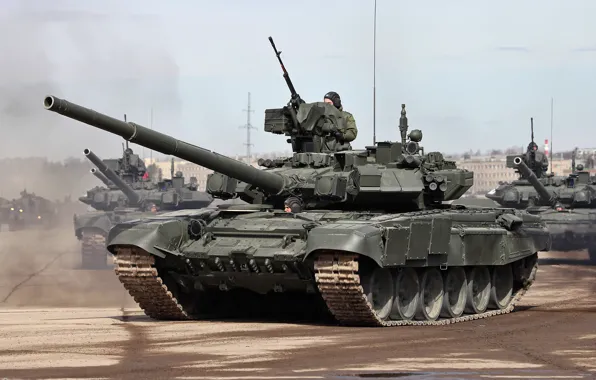 Картинка танк, Т-90, Т-90А, Алабино, Армия России