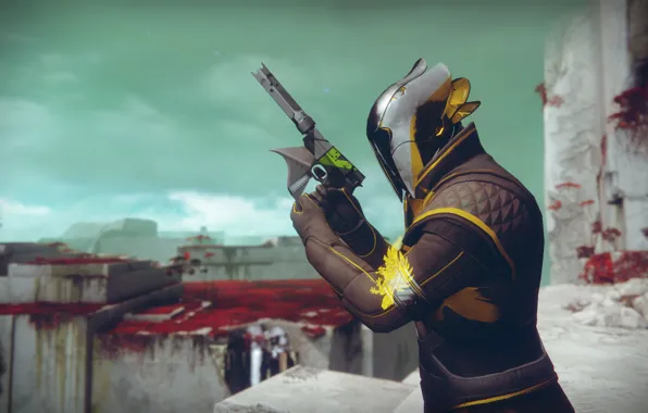 Gun, pistol, game, weapon, Destiny 2, Destiny 2: The Dawnblade, Destiny 2: The Dawnblade Warlock