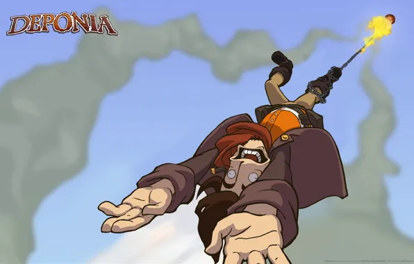 Полет, Deponia, Руфус, Депония