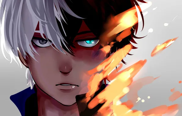 Fanart, Boku no Hero Academia, Todoroki Shouto, Annasire