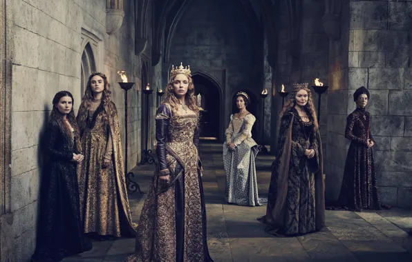 Girl, dress, woman, blonde, queen, tv series, The White Princess