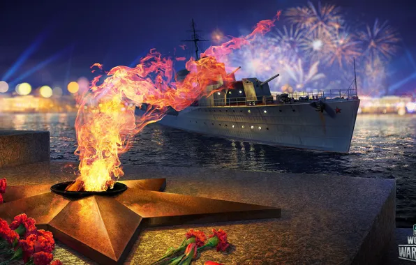 9 мая, World of Warships, 70 лет победы