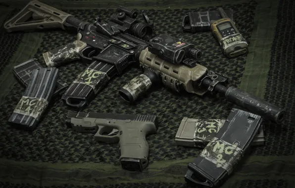 Картинка оружие, карабин, Glock 26, штурмовая винтовка