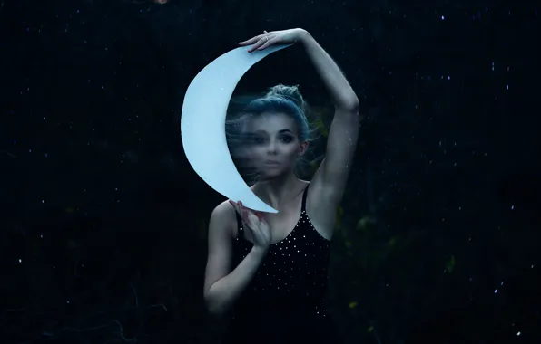 Девушка, луна, Aleah Michele, Swear by the Moon