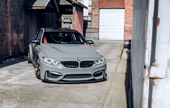 Картинка BMW, Wall, Front, F82, Sight, Nardo Gray