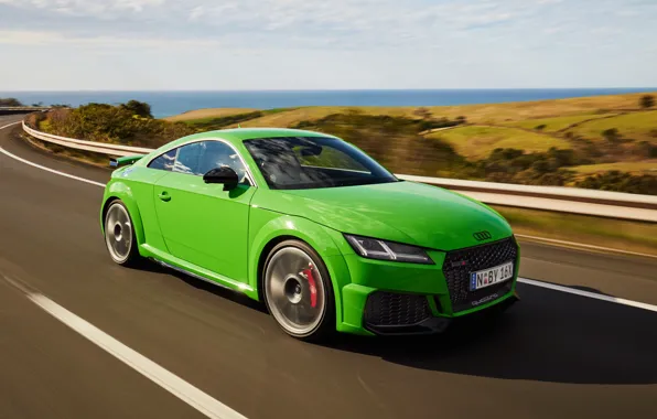 Картинка Audi, green, TT, Audi TT RS Coupe