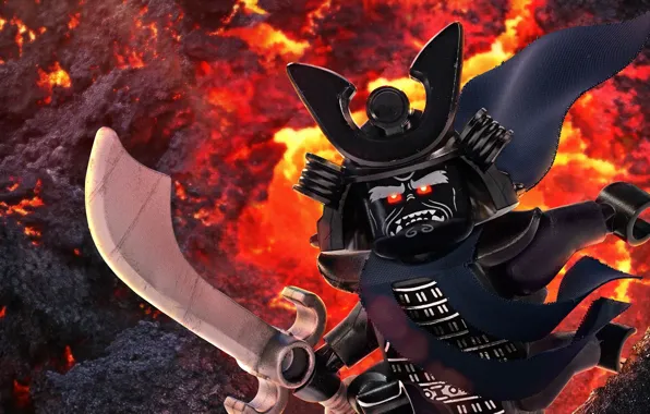 Sword, armor, ken, Lego, blade, samurai, animated film, helmet