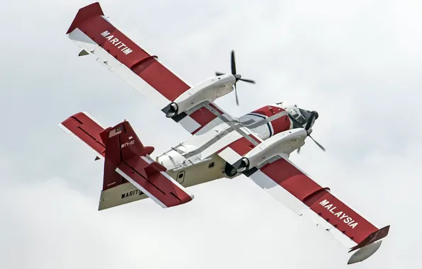 Двухмоторный, Canadair, турбовинтовой, самолёт-амфибия, противопожарный, CL-415MP