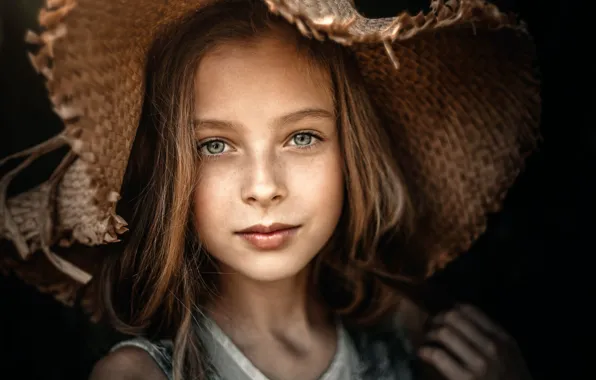 Взгляд, девочка, шляпка, Sergey Piltnik