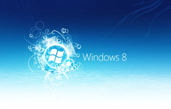 Обои Стиль, Голубой, Легкость, Windows 8 На Телефон И Рабочий Стол.