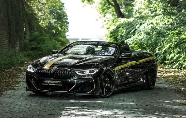 БМВ, ЧЁРНЫЙ, КАБРИОЛЕТ, BMW 8 Series by Manhart MH8 700 Cabrio