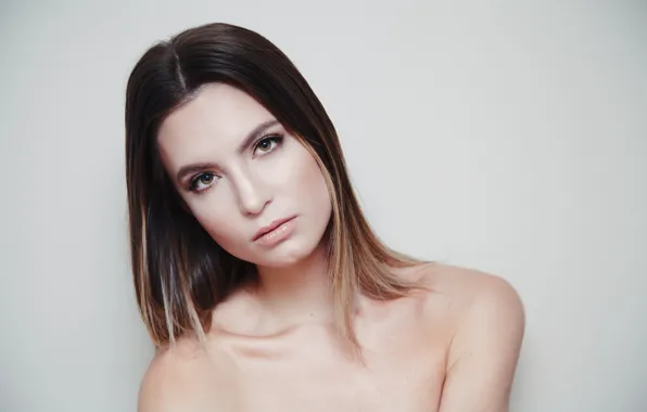 Взгляд, девушка, портрет