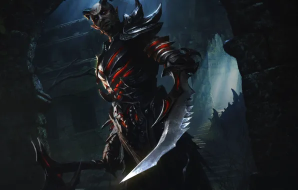 Взгляд, оружие, игра, демон, The Elder Scrolls Legends