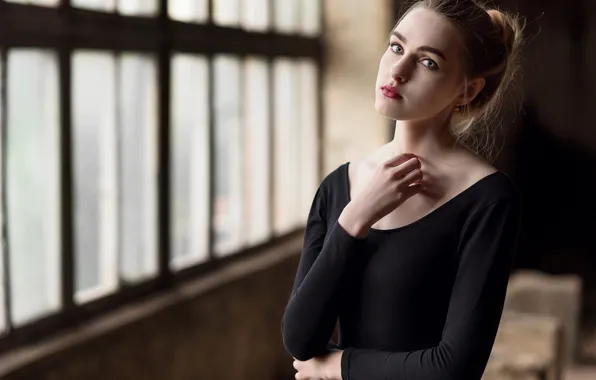 Картинка взгляд, девушка, портрет, Anna