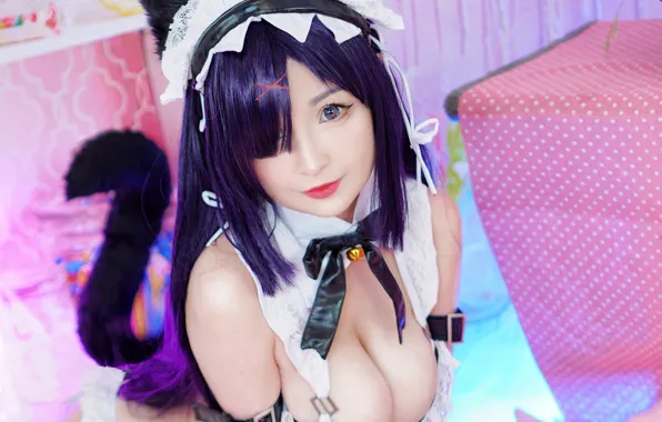 Girl, sexy, lingerie, pantsu, cleavage, panties, long hair, boobs