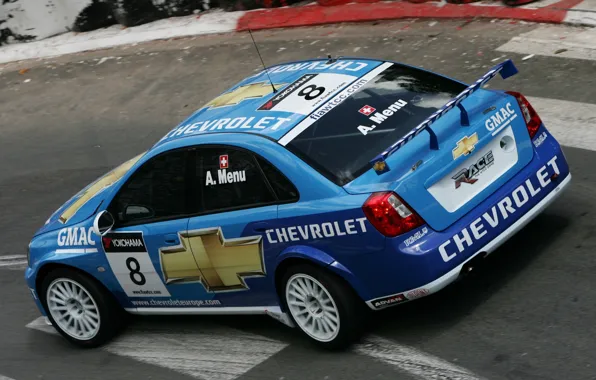 Фон, обои, трасса, Chevrolet, гонки, автомобиль, WTCC, Alain Menu