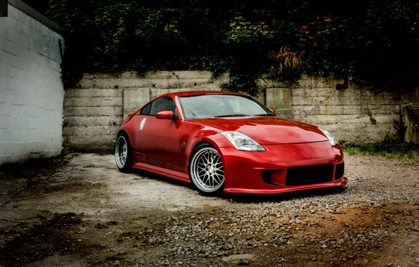 Картинка fire, red, Nissan, Dragon, 350Z, Monsterwraps