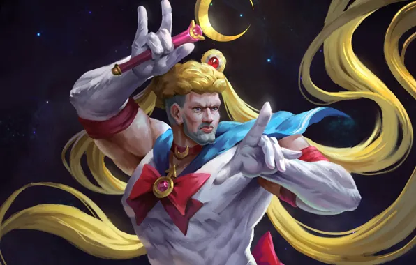 Мужик, косплей, Сейлор Мун, Onepunch-Man