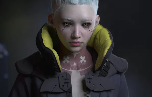 Картинка Girl, Art, Rebecca, Graphic, Cyberpunk Edgerunners