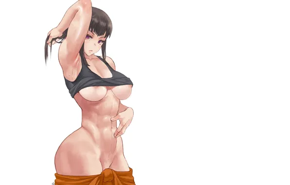 Girl, sexy, ass, wet, anime, pretty, butt, babe