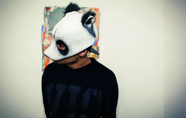 Музыка, маска, панда, hip-hop, germany, panda, cro, Карло Вайбель