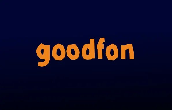 Желтый, логотип, goodfon, logo, гудфон