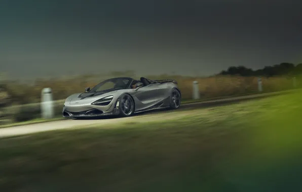 McLaren, скорость, суперкар, Spider, Novitec, 720S, 2019