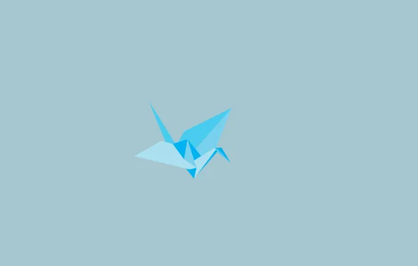 Бумага, Птица, Оригами, Origami, Paper Crane, Бумажный журавлик, Copy
