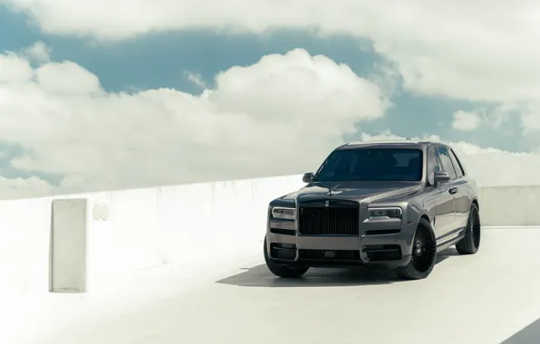 Картинка Rolls Royce, Sky, SUV, Brick, Cullinan