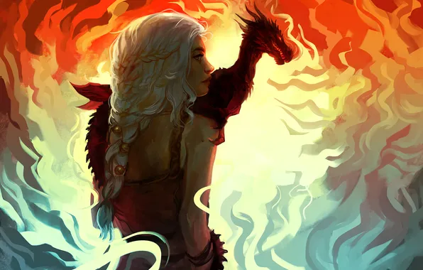Картинка dragon, Game of Thrones, Daenerys Targaryen