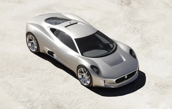 Картинка Concept, Jaguar, ягуар, автомобиль, ракурс, C-X75