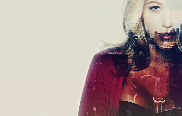City, girl, blake lively, double exposure