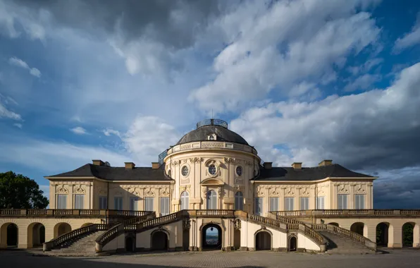 Облака, Германия, Штутгарт, Schloss Solitude