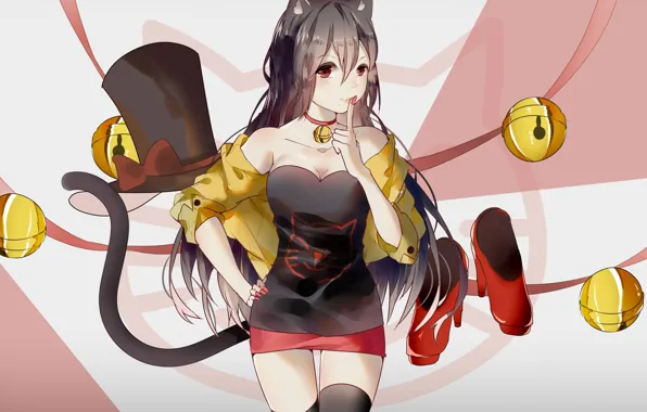 Kawaii, neko, anime, catgirl, cat, tail, bishojo, seifuku