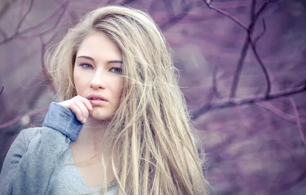 Картинка взгляд, девушка, портрет
