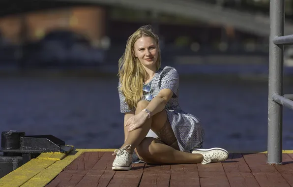 Woman, model, person